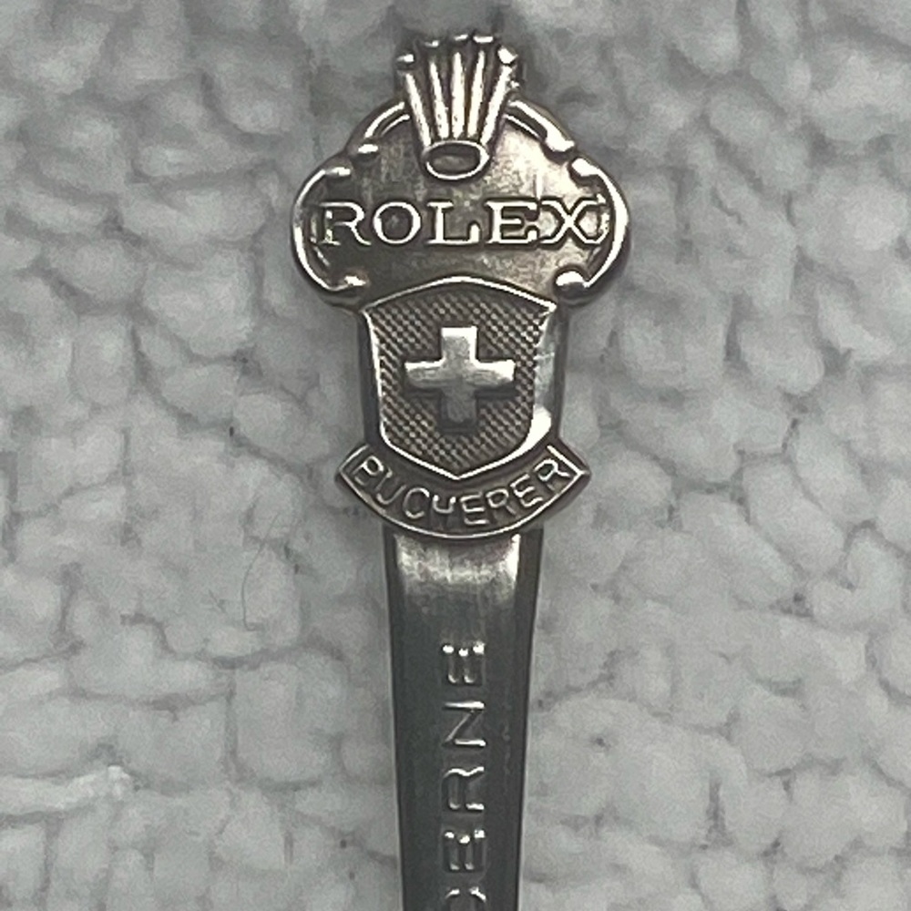 Vintage 1950’s Rolex Bucherer Demitasse Spoon ~ from the “Lucerne” Switzerland